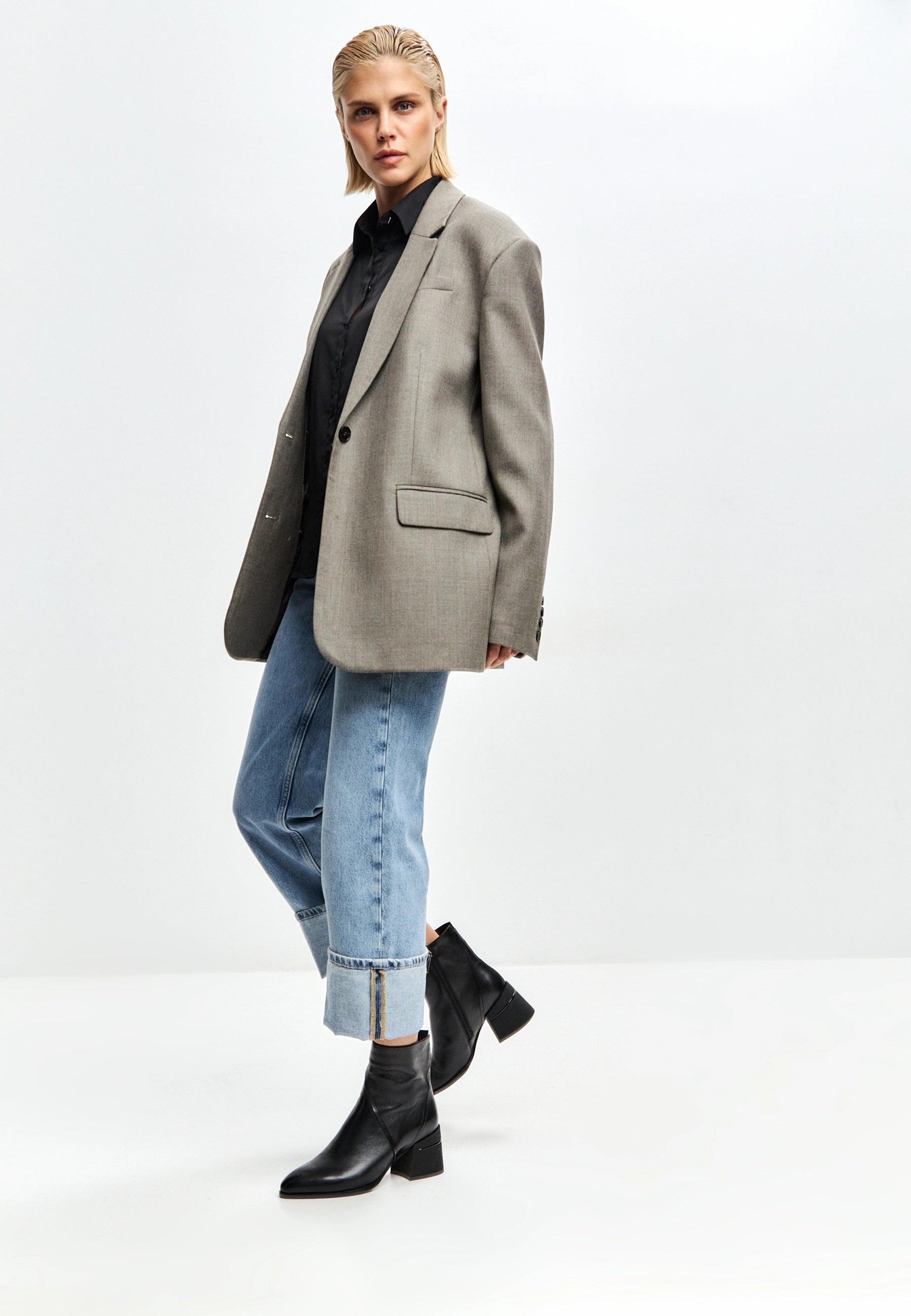 Sculpted Sophistication Ankle Boots