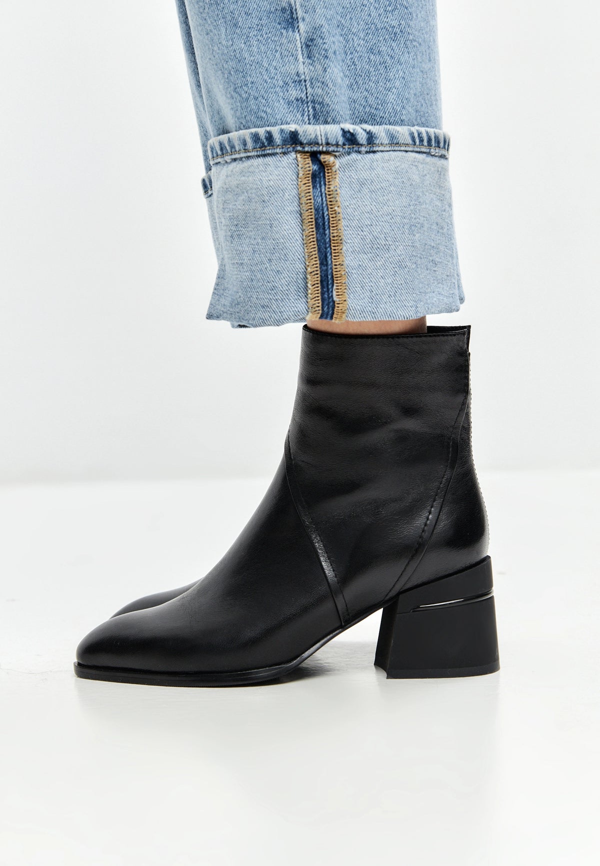 Sculpted Sophistication Ankle Boots