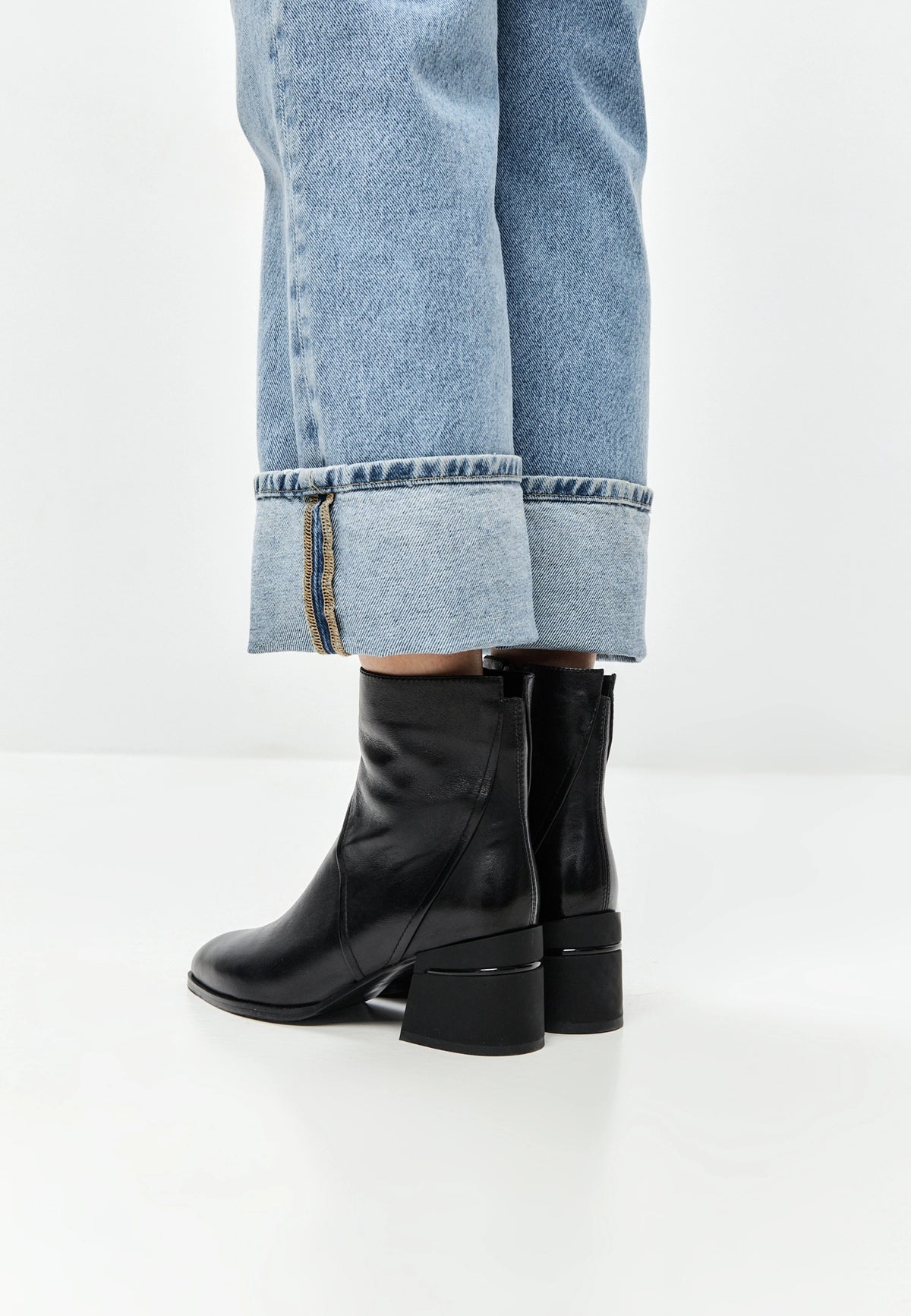 Sculpted Sophistication Ankle Boots