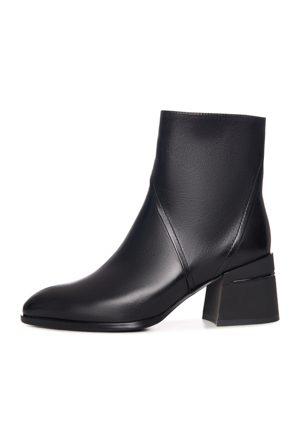 Sculpted Sophistication Ankle Boots