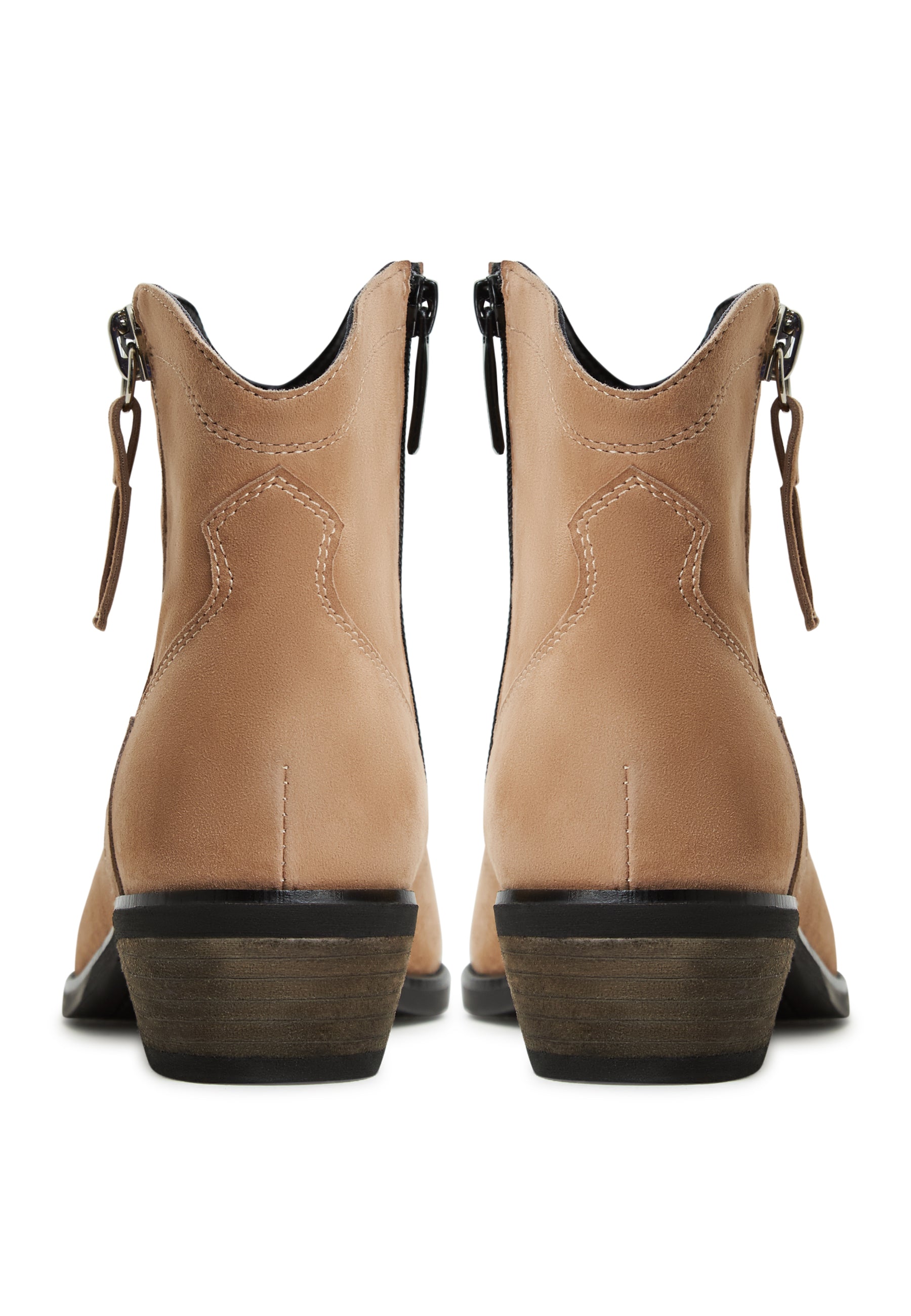 Leather Cowboy Boots Vicky - Brown