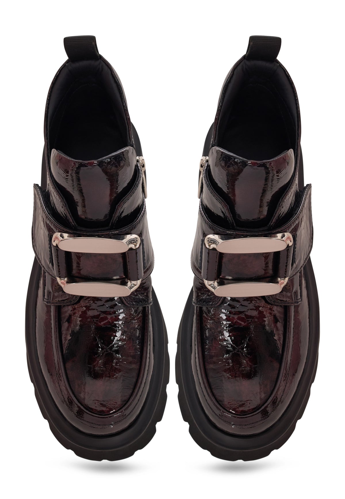 Urban Grip Buckled Platform Booties