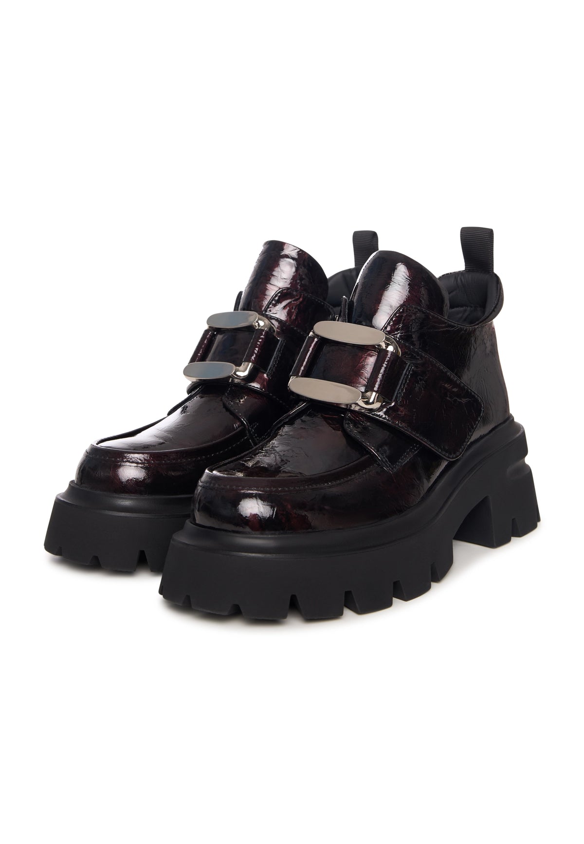 Urban Grip Buckled Platform Booties
