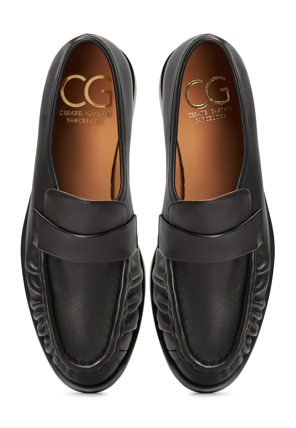 Leather Loafers Isabel - Black