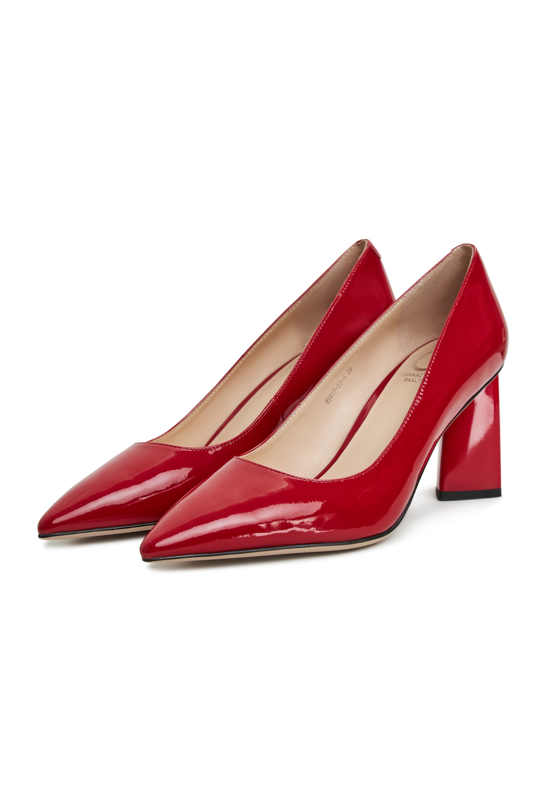 Block Heels Pumps Silvia - Red