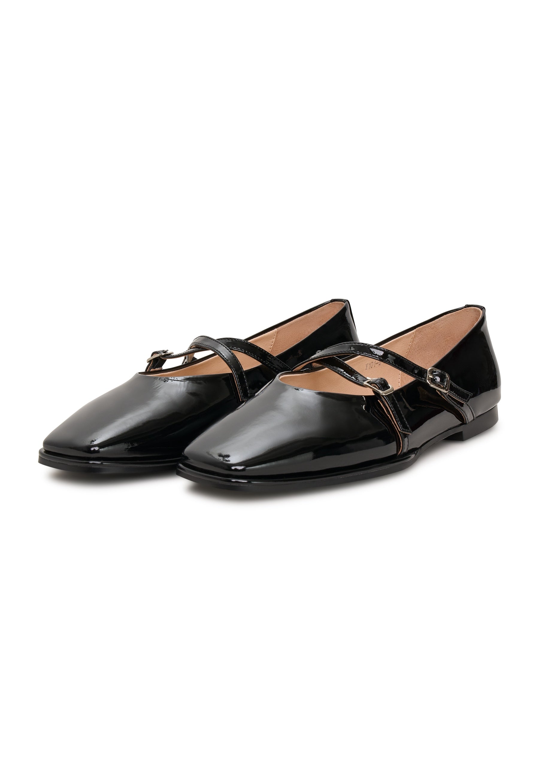 Leather Ballerinas Albina - Black