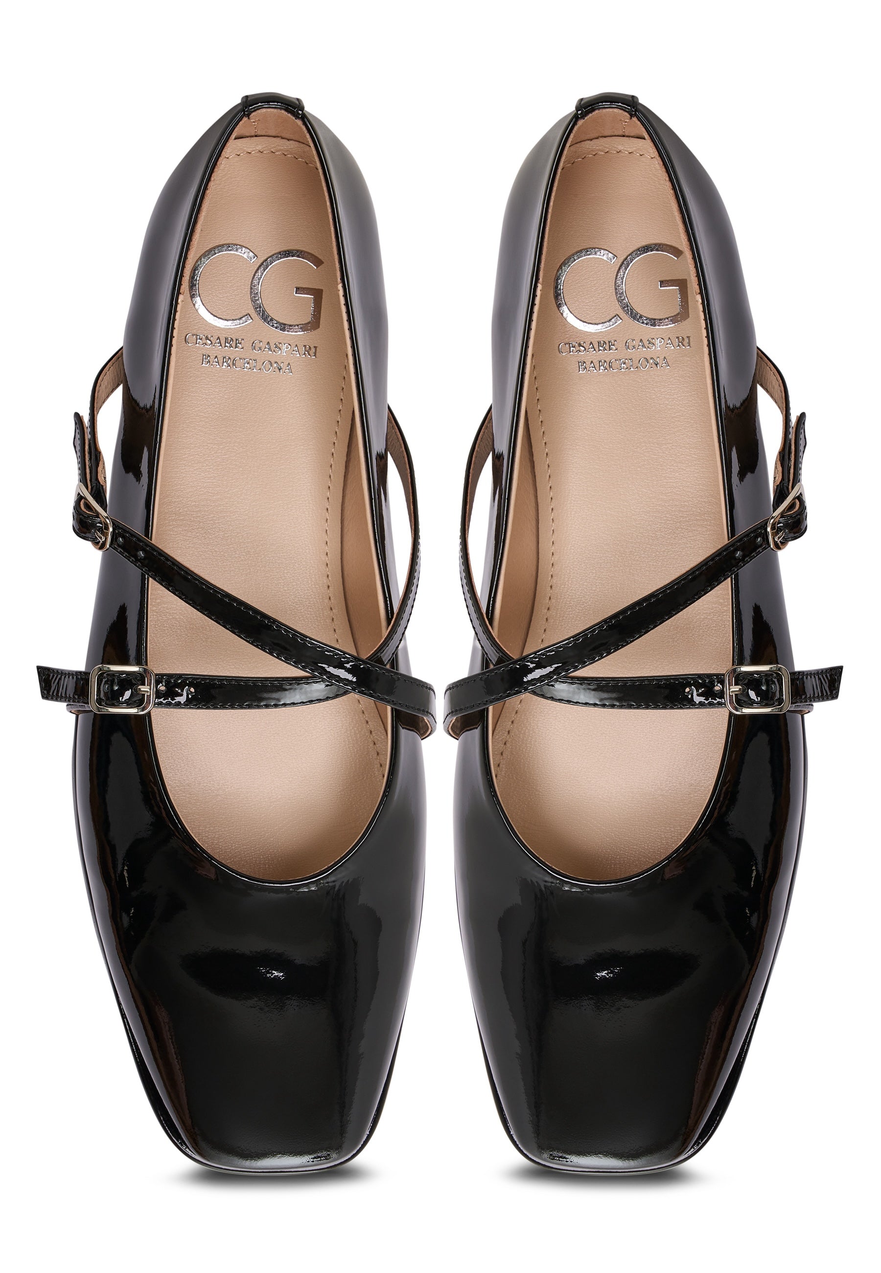 Leather Ballerinas Albina - Black