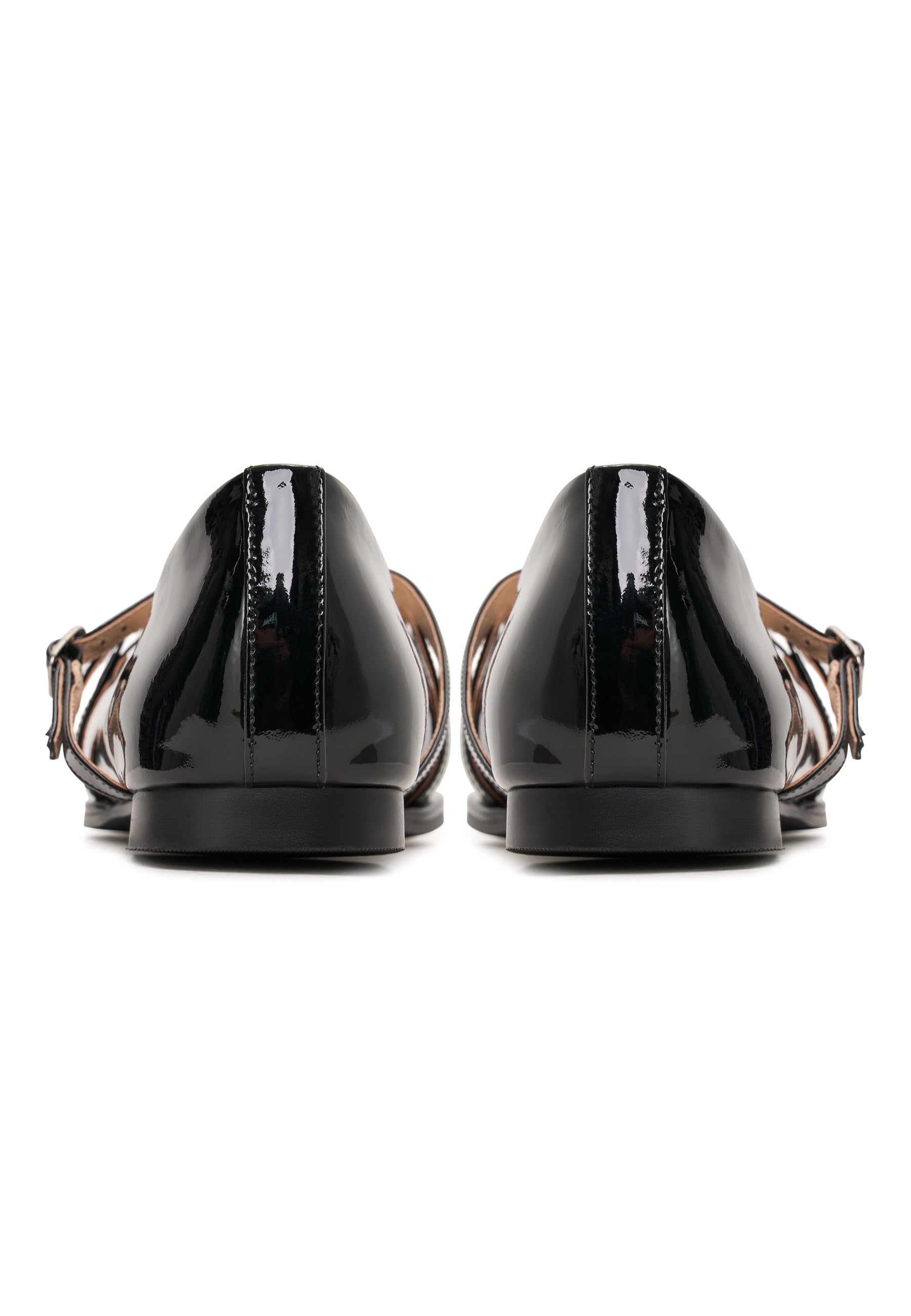 Leather Ballerinas Albina - Black