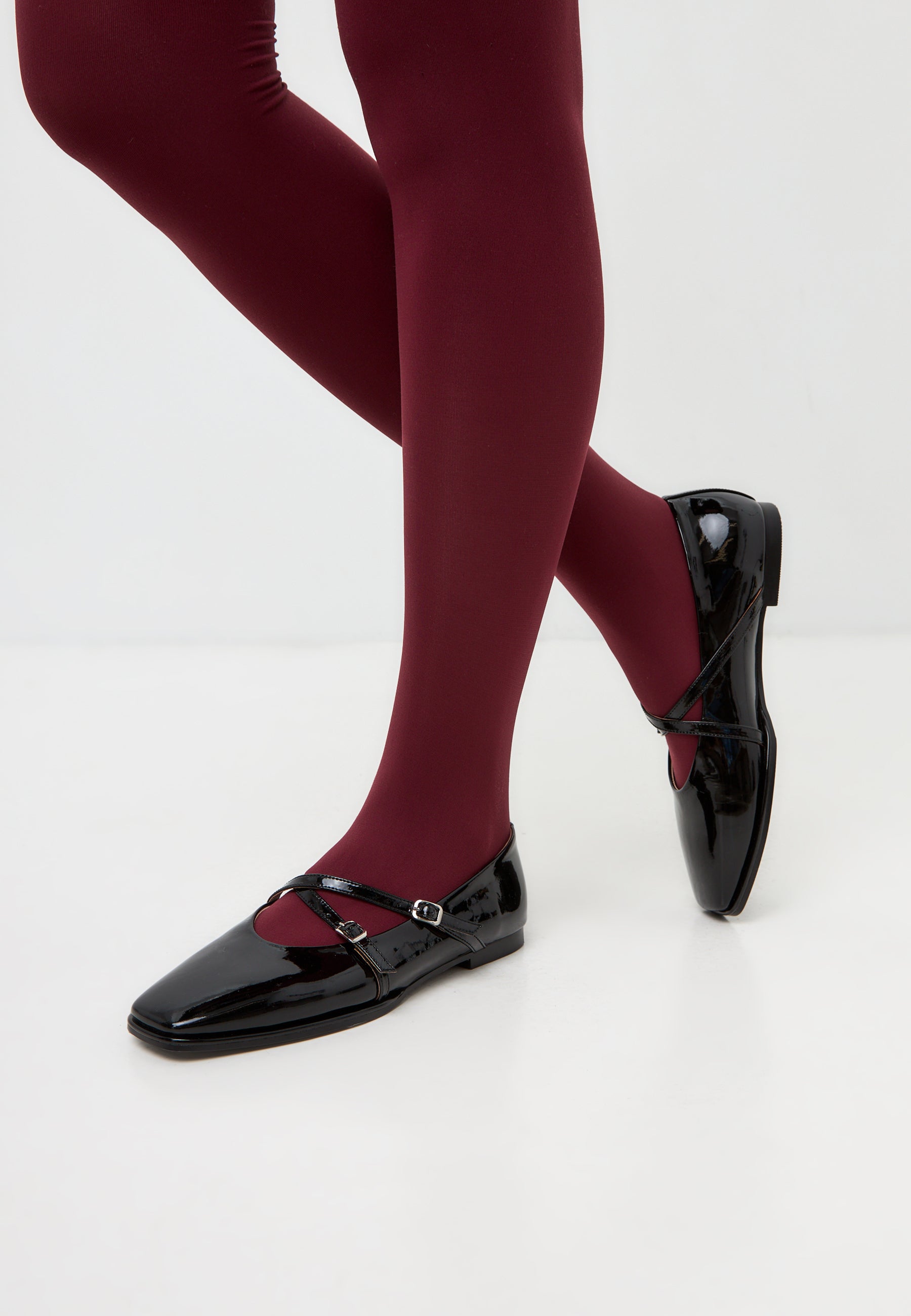 Leather Ballerinas Alba - Black Patent