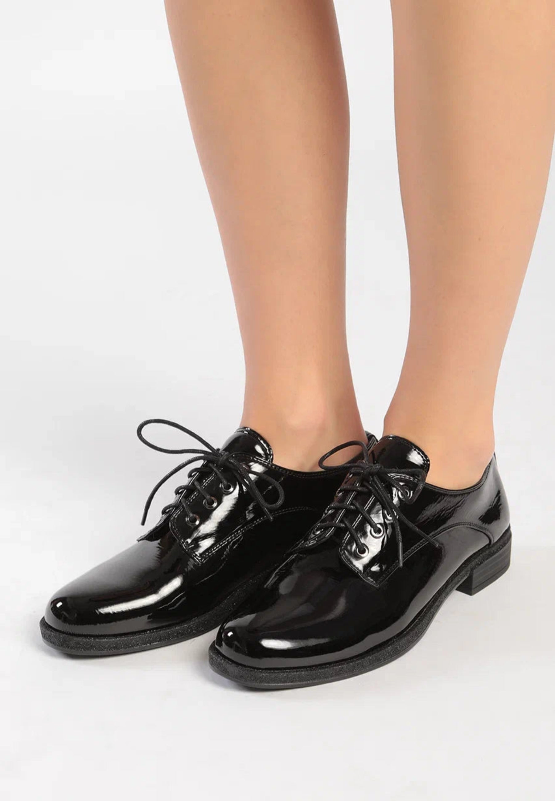 Patent Leather Oxford Shoes