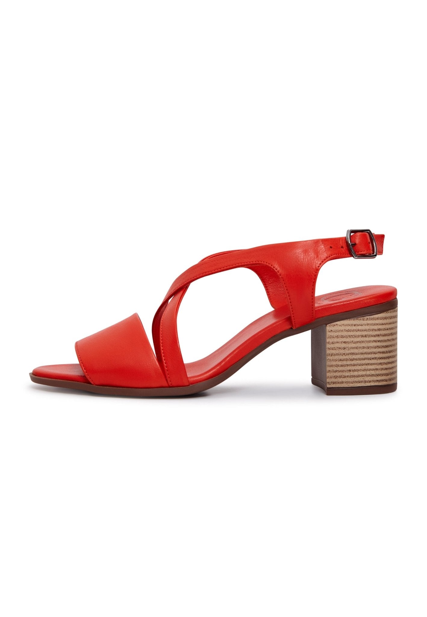 Casual Block Heel Sandals - Cesare Gaspari - Sandals