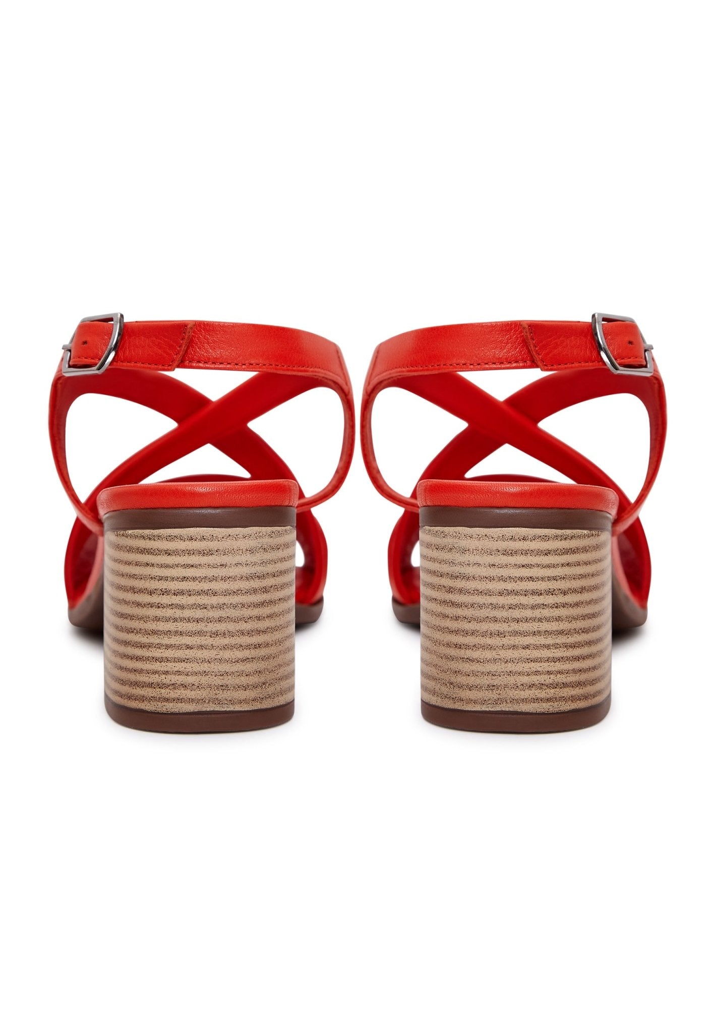 Casual Block Heel Sandals - Cesare Gaspari - Sandals