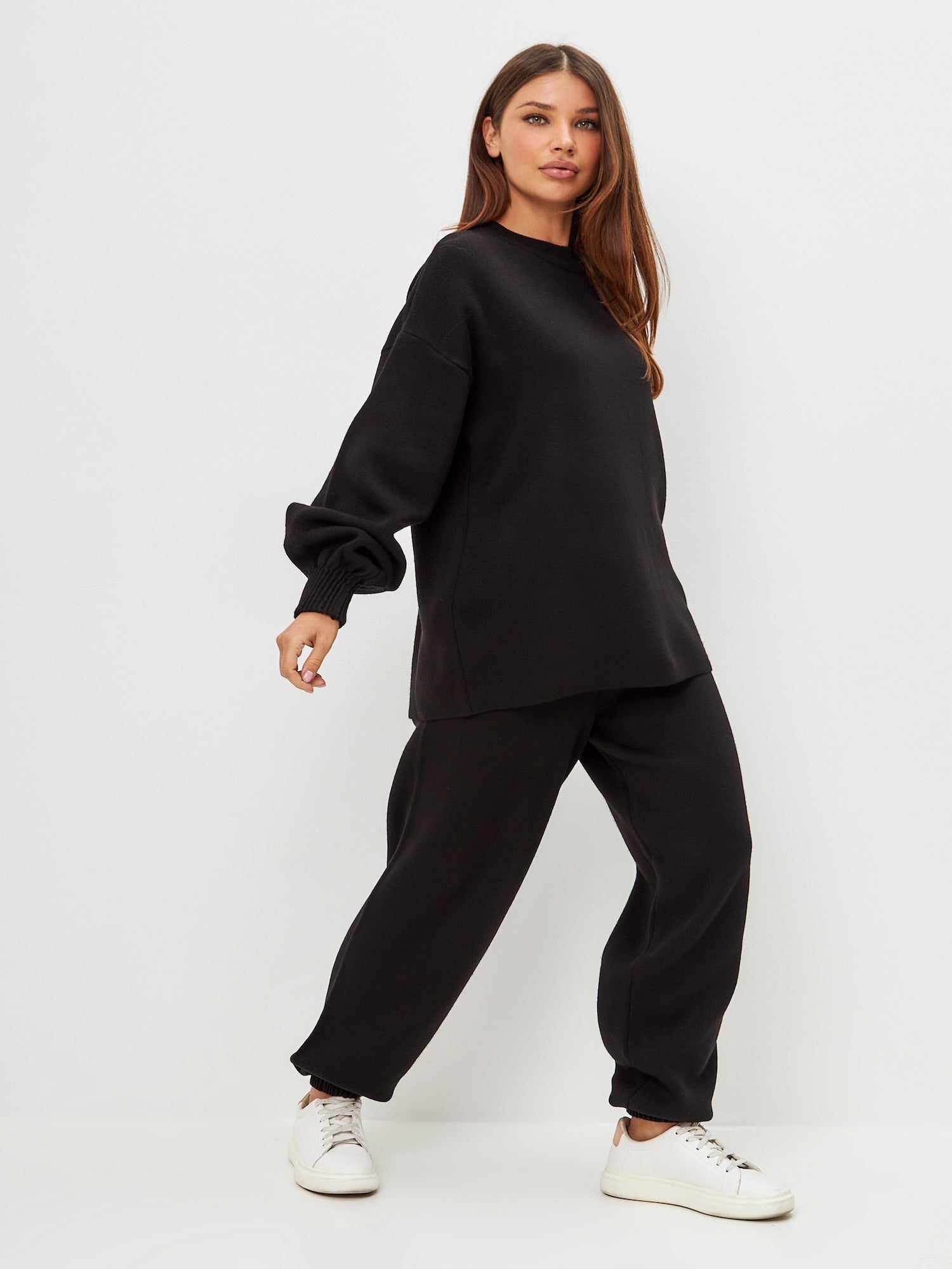 CG Knitted Jogger set Black