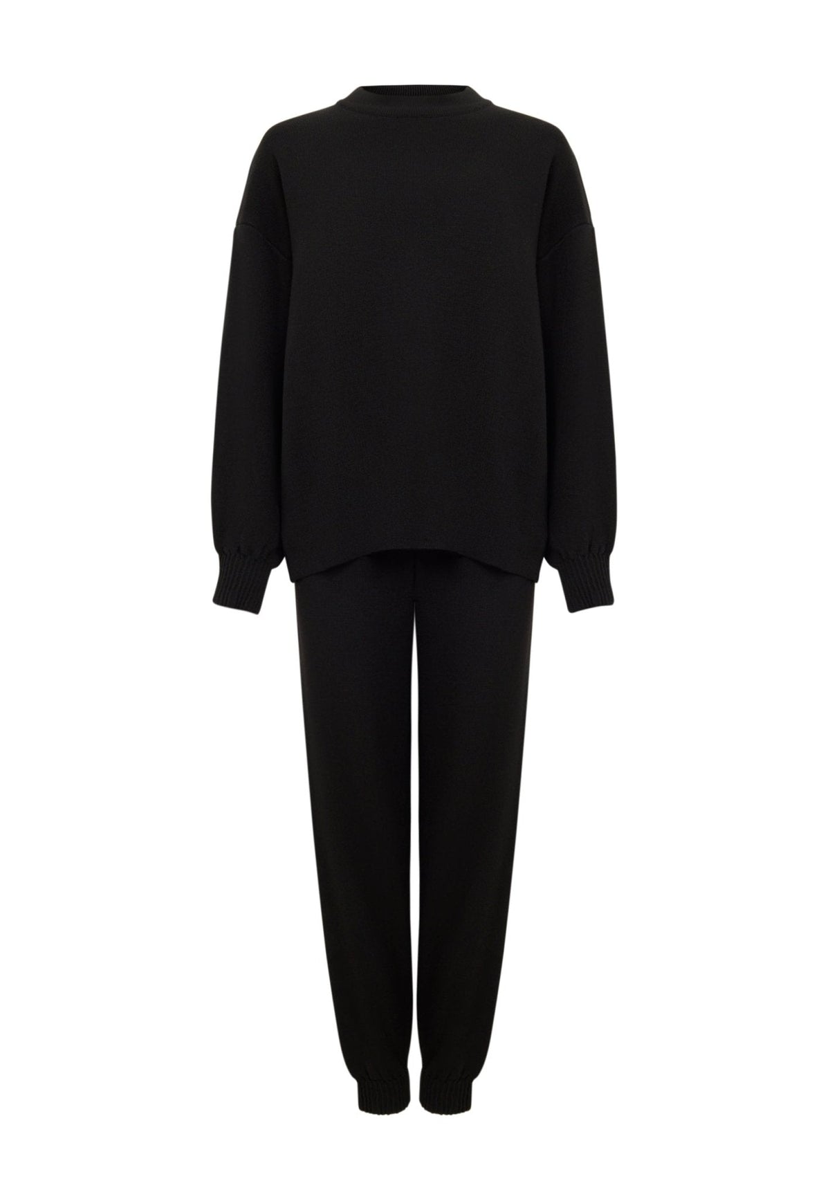 CG Knitted Jogger set - Black