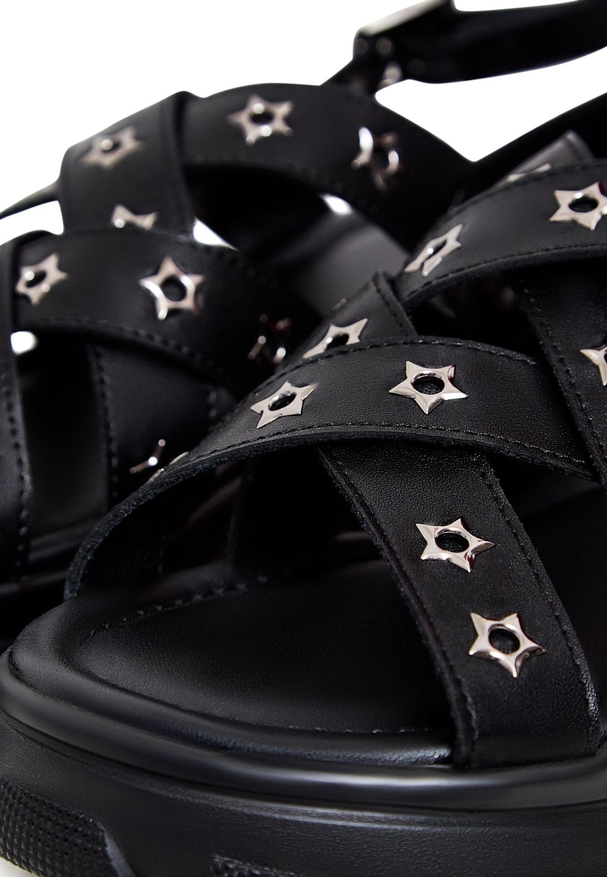 Chunky Platform Sandals - Black