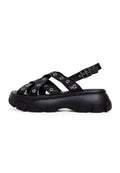 Chunky Platform Sandals - Black