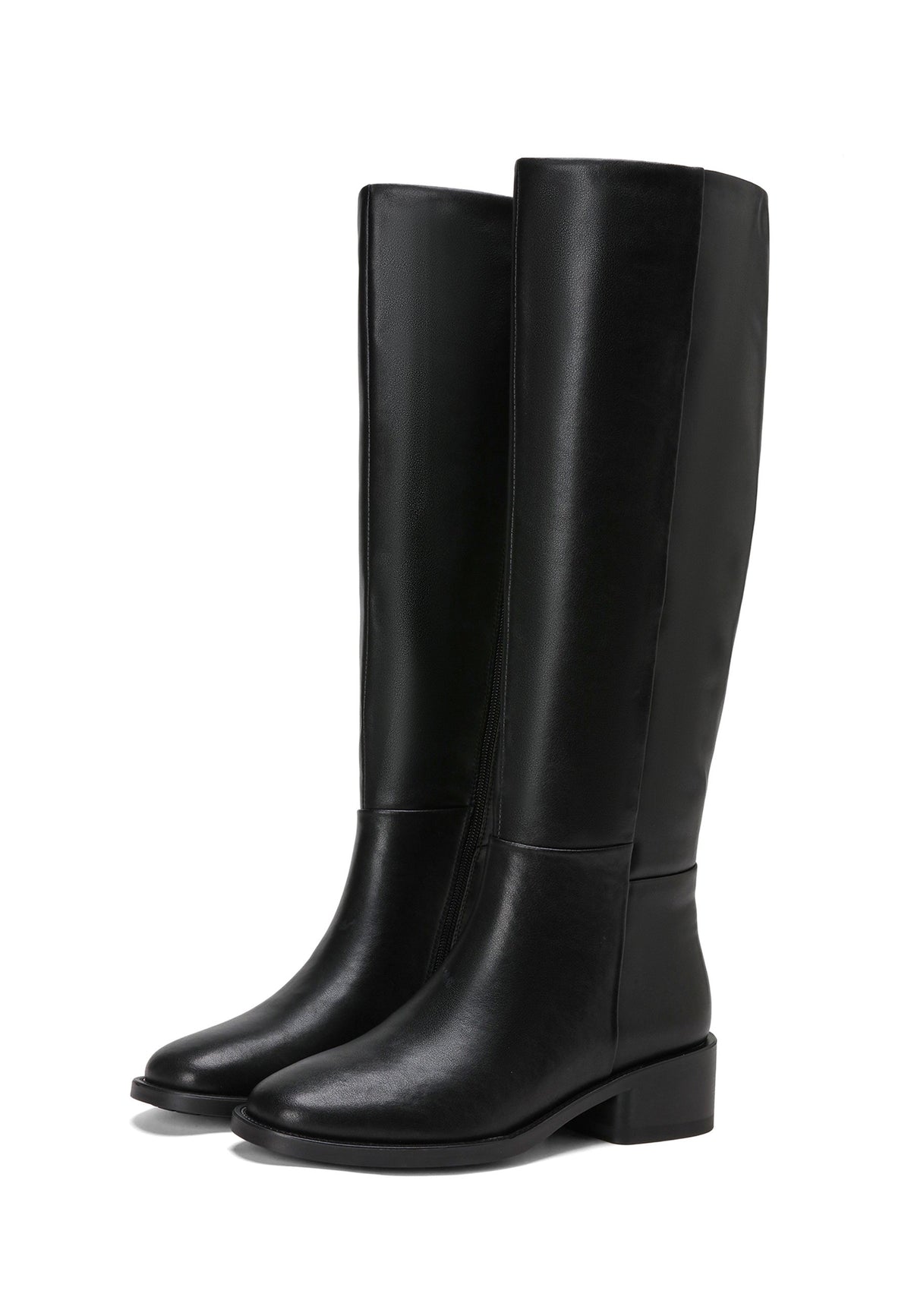 Botins com salto bloco