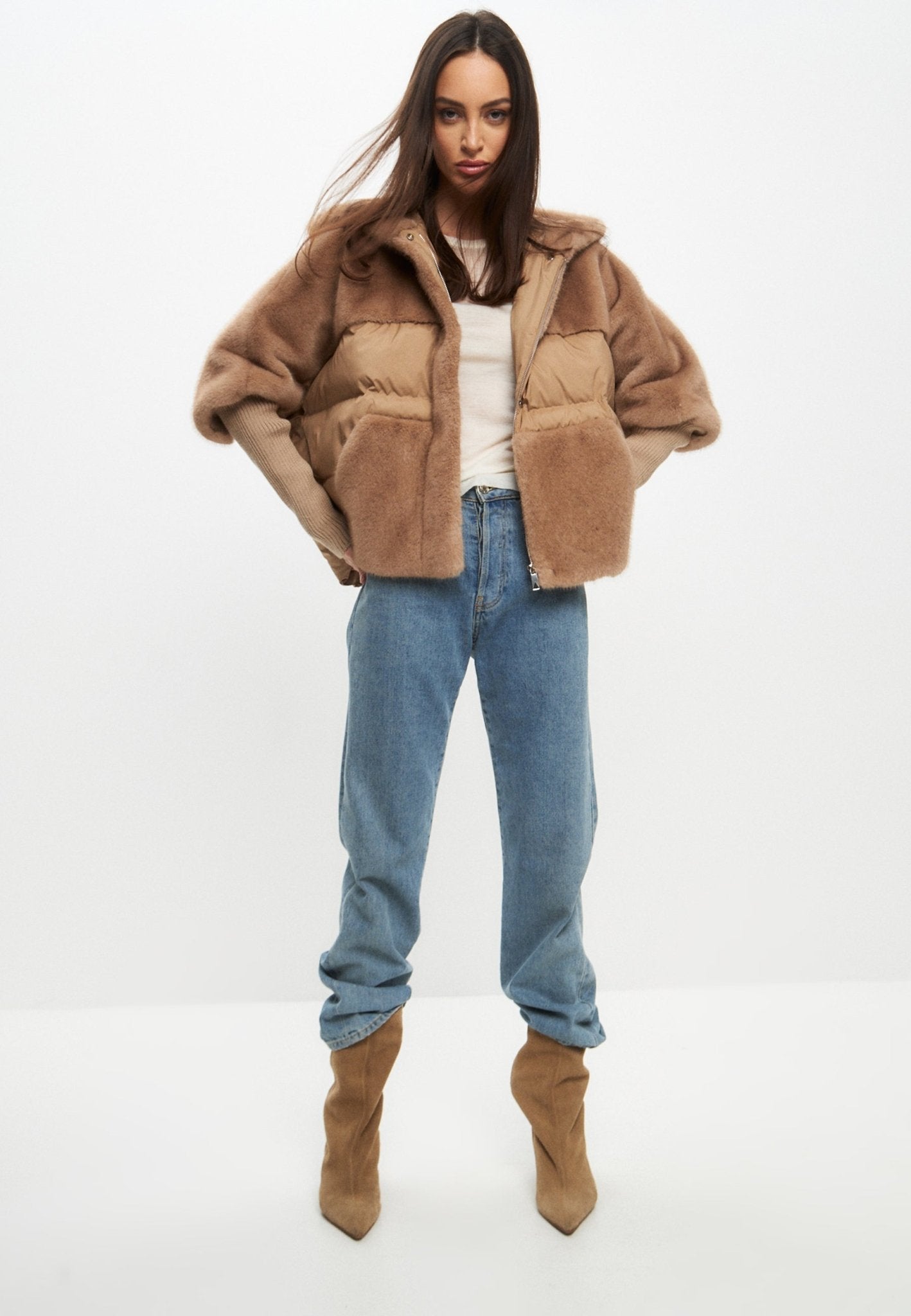 Faux Fur Jacket - Cesare Gaspari - Jackets