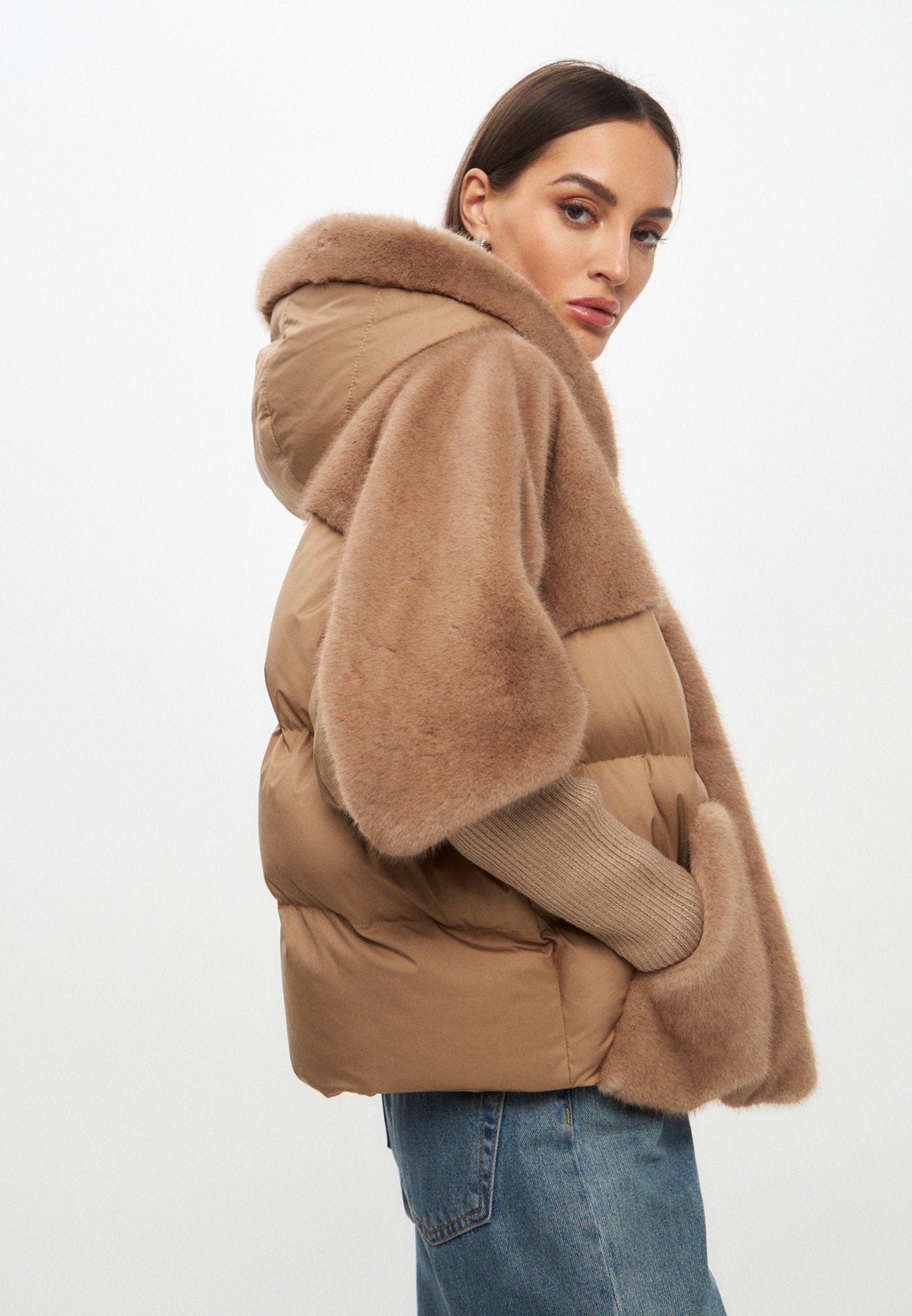 Faux Fur Jacket - Cesare Gaspari - Jackets