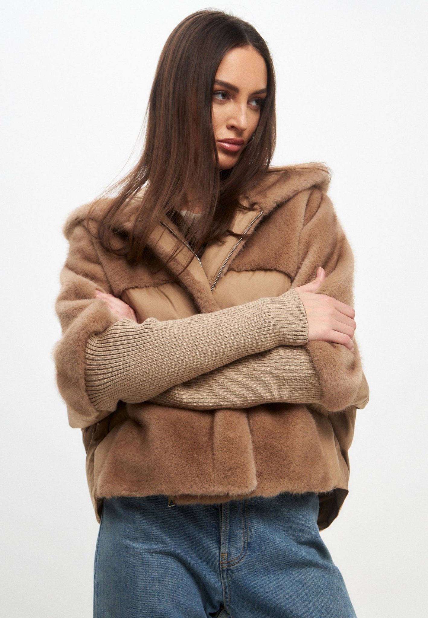 Faux Fur Jacket - Cesare Gaspari - Jackets