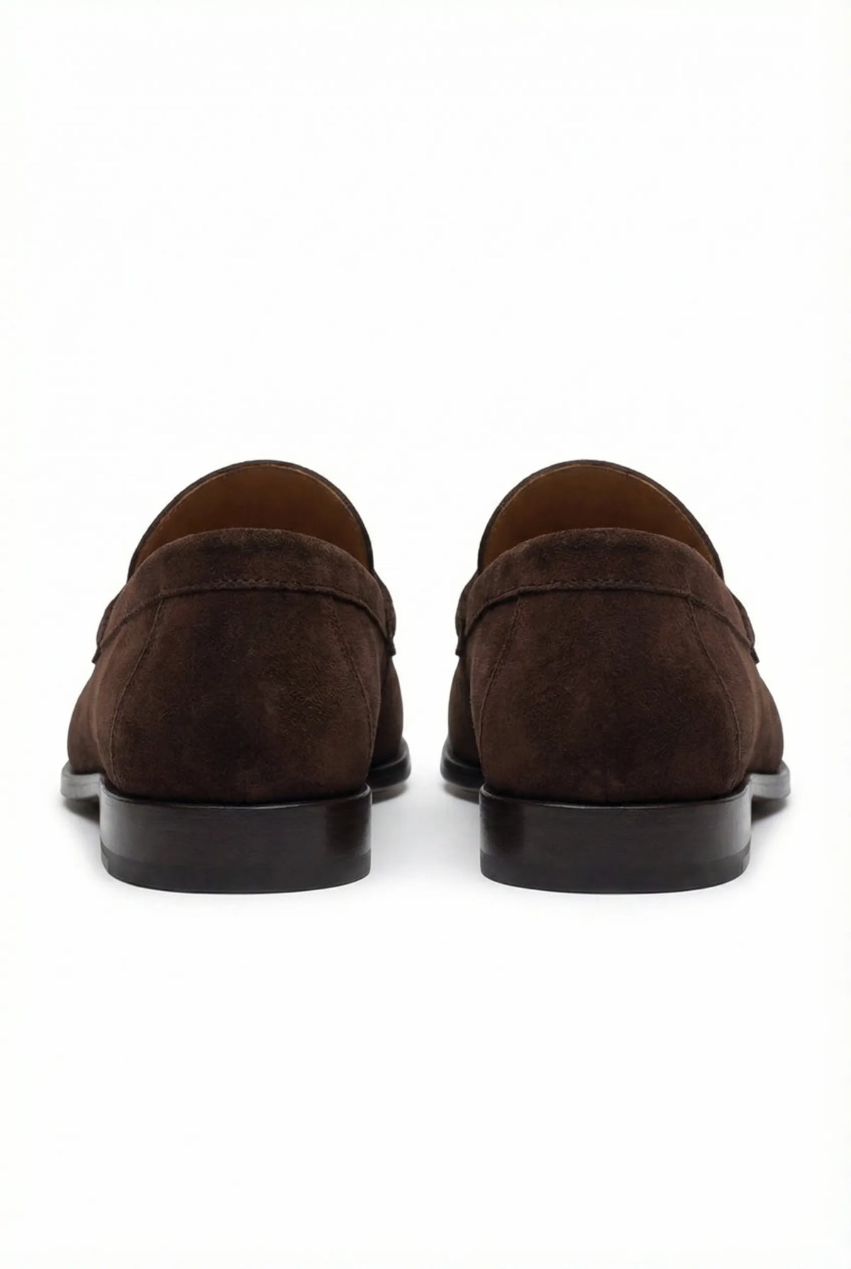Refined Classic Penny Loafers – Brown Suede