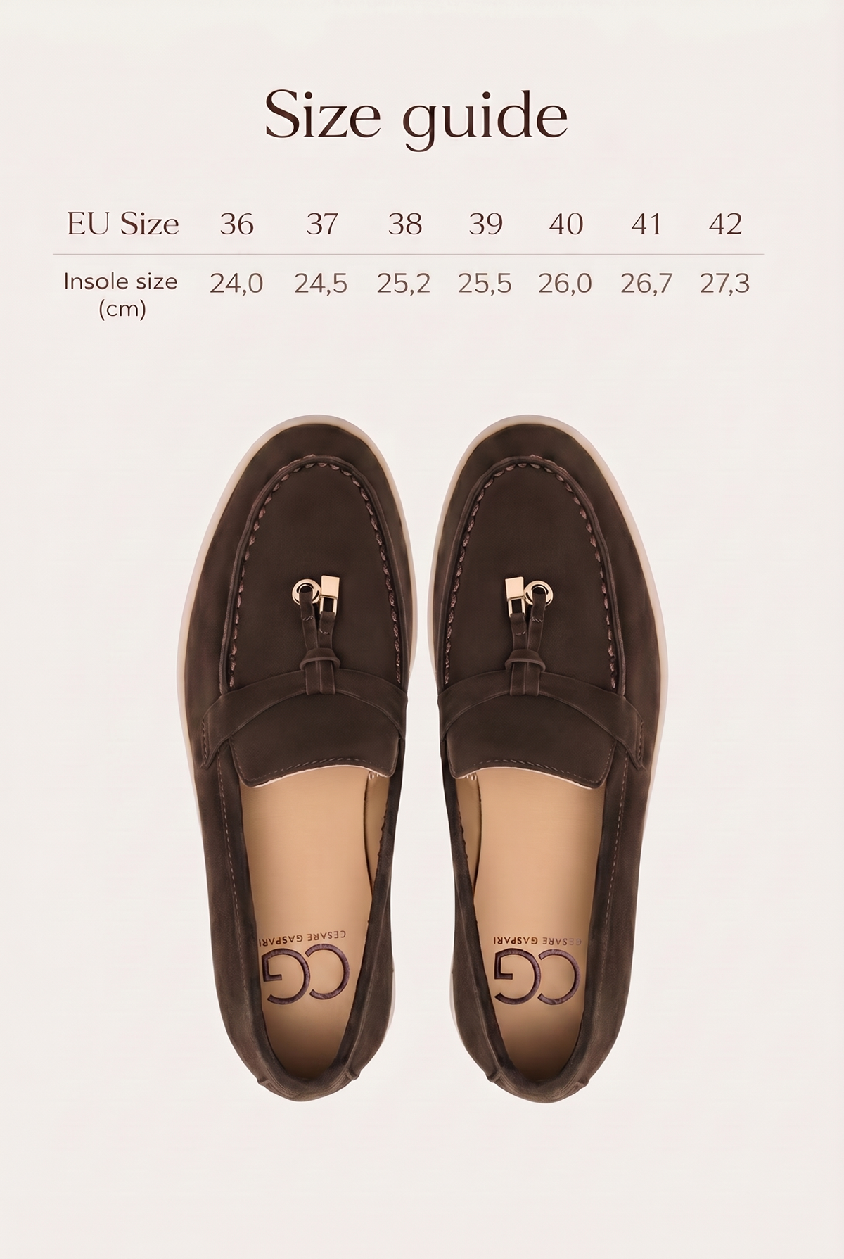Mocasines de plataforma Aurelia - Marrón