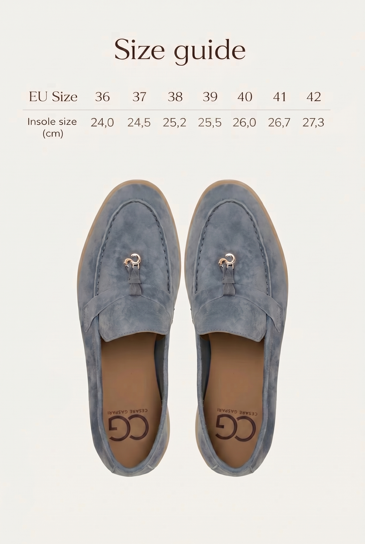 Platform Moccasins Aurelia - Graphite Blue
