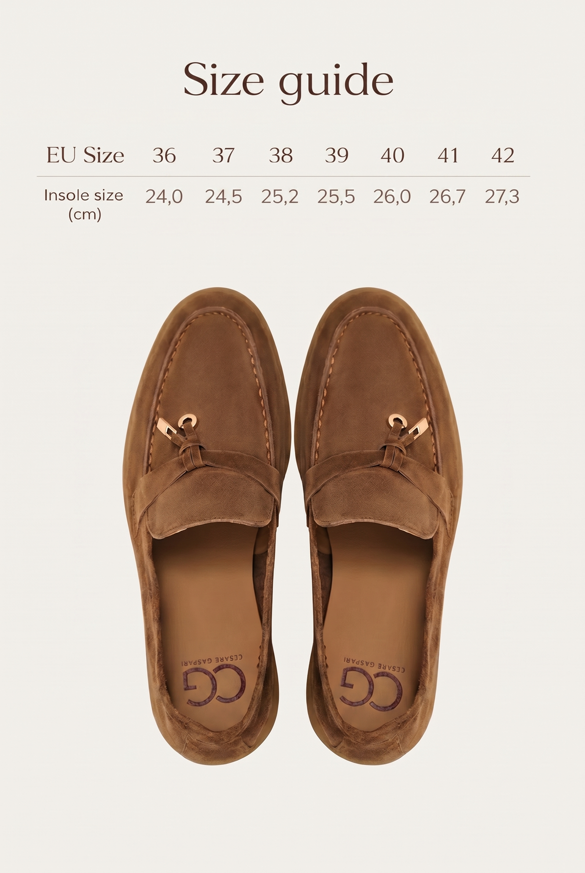 Mocasines de plataforma Aurelia - Marrón
