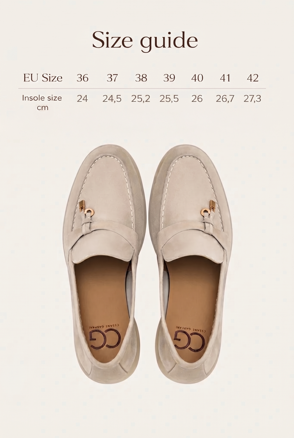 Platform Moccasins Aurelia - Ivory