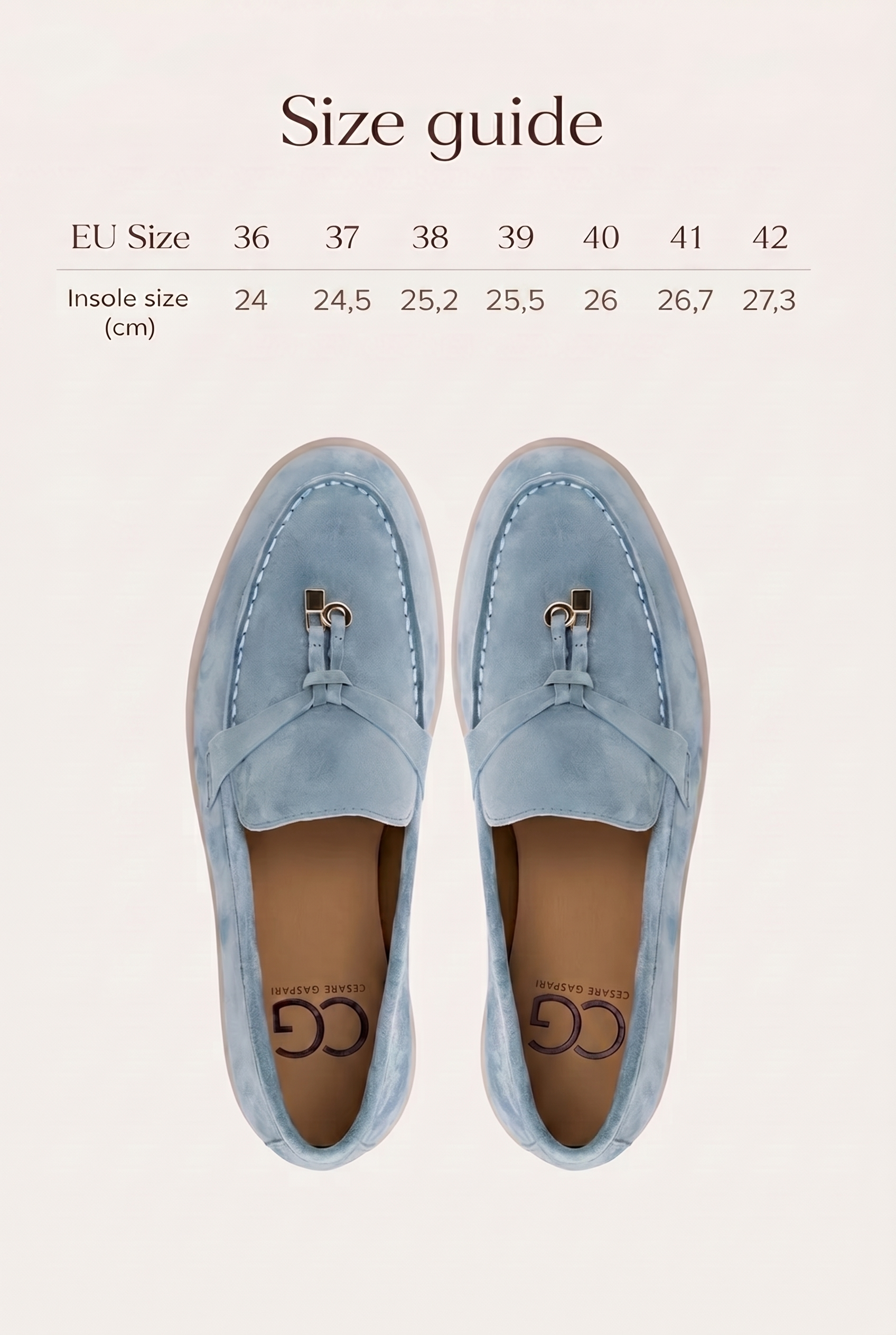 Platform Moccasins Aurelia - Blue