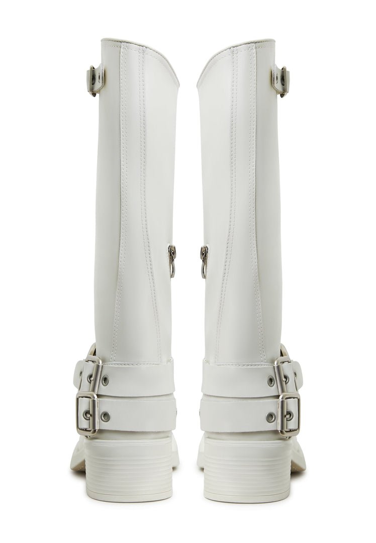Leather  Boots Lily - Ivory