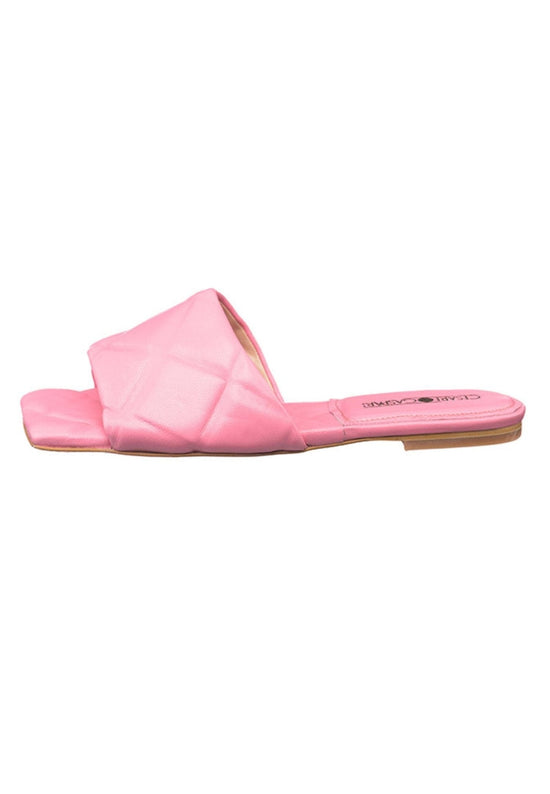 Sandales en cuir - Rose