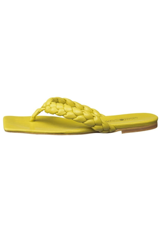 Smarte sandaler med åben tå - gul