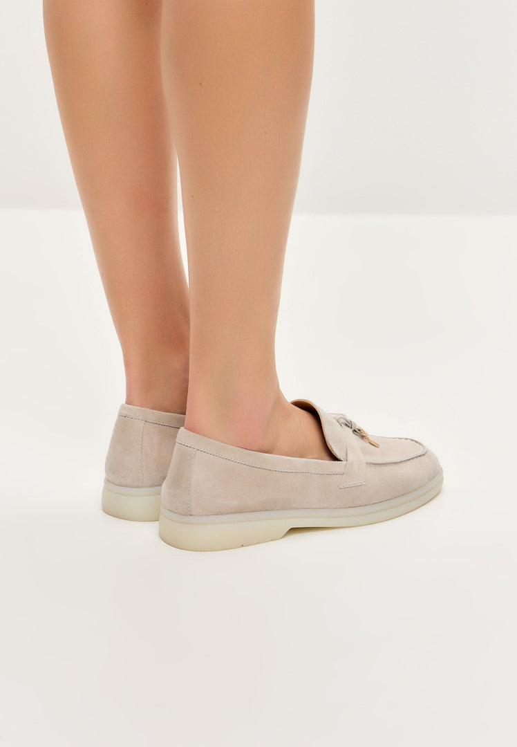 Platform Moccasins Aurelia - Ivory