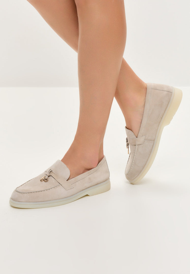 Platform Moccasins Aurelia - Ivory