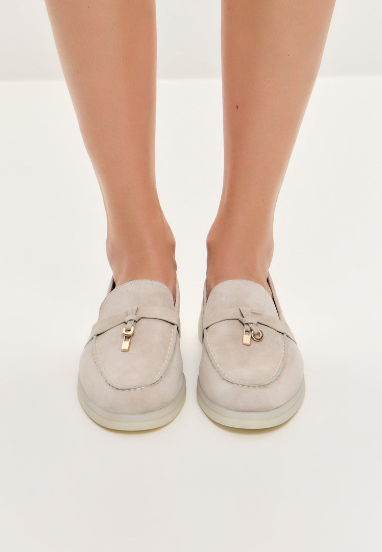 Platform Moccasins Aurelia - Ivory