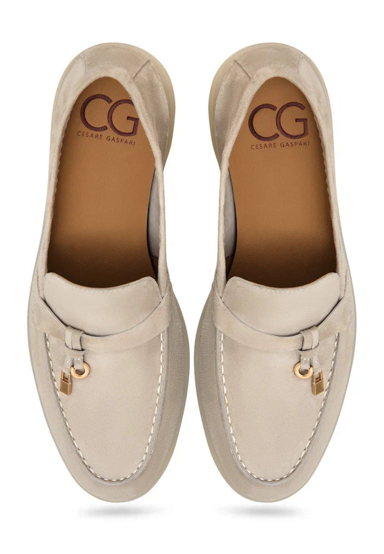 Platform Moccasins Aurelia - Ivory