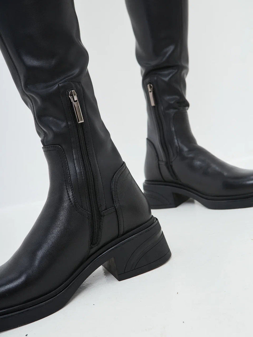 Suede Chic Over-the-Knee Boots