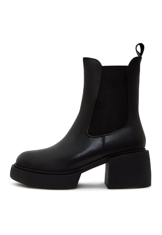 Freizeit-Stiefeletten Isa- Schwarz