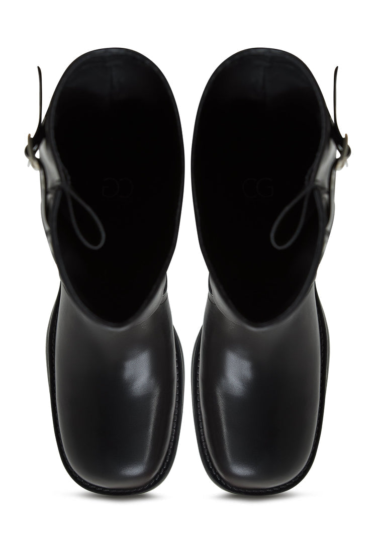 Leather  Boots Lily - Black