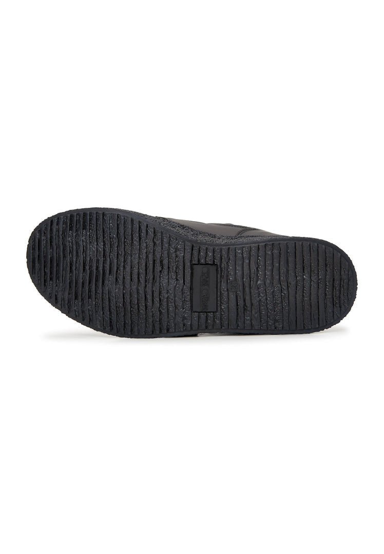 High-Top Winterstiefel mit Klettverschluss - Schwarz