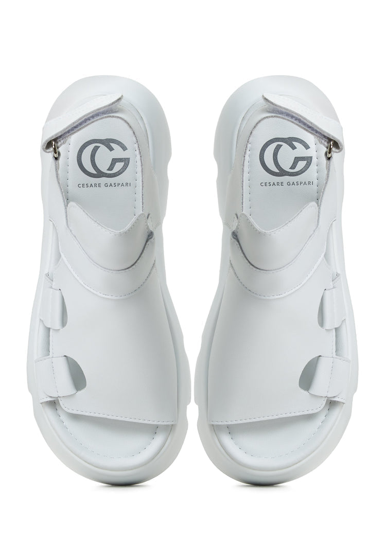 Platform Sandals Amelie - White