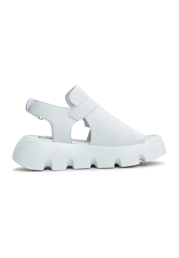 Sandalias de plataforma Amelie - Blanco