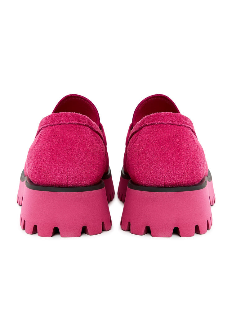 Platform Loafers Ksenia - Fucsia