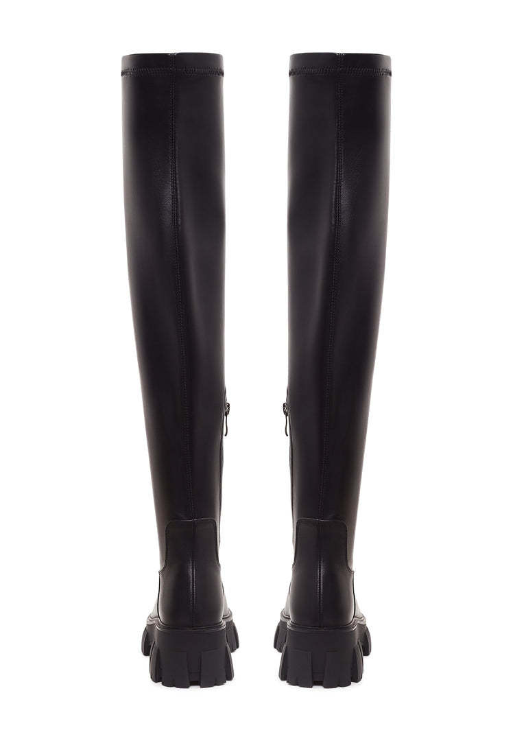 Botas de suela gruesa Karlie - Negras