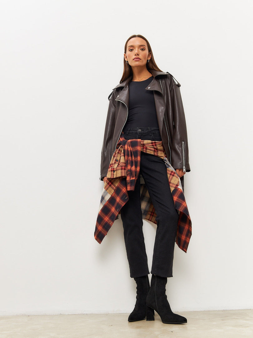 Lässige Wildlederstiefeletten mit Blockabsatz