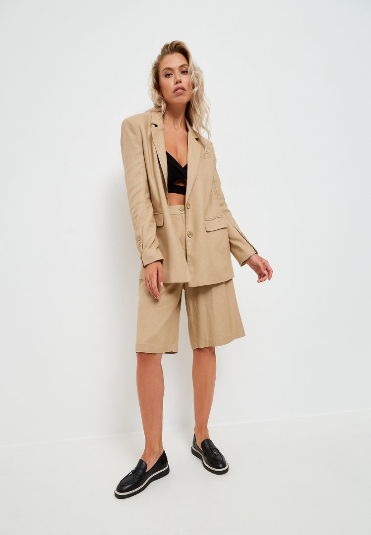 Leather Slip-On Loafers - Black