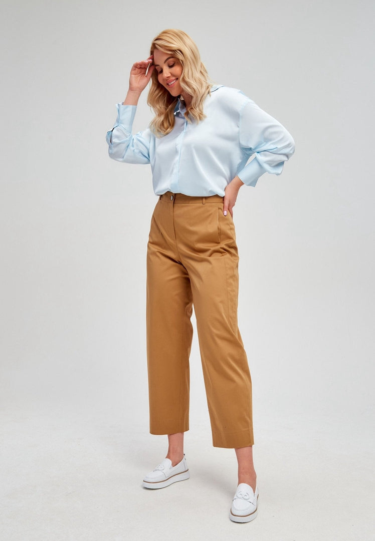 Mocassini con plateau in pelle casual