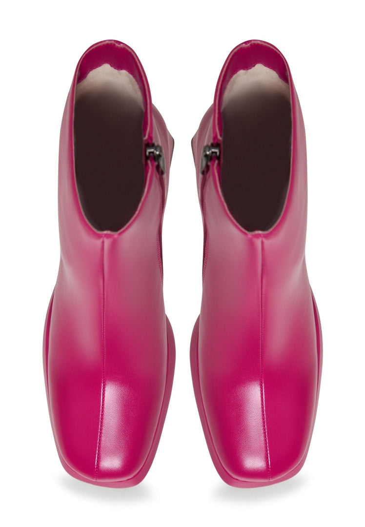 Elegant Comfort Ankle Boots - Pink