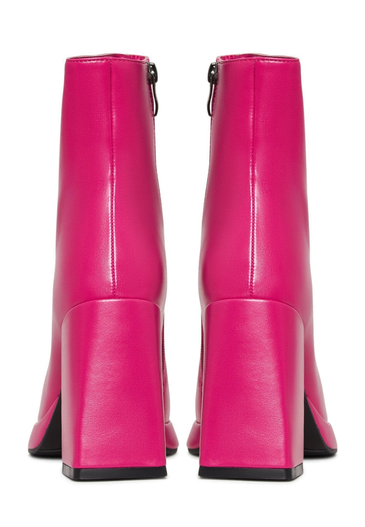 Elegant Comfort Ankle Boots - Pink